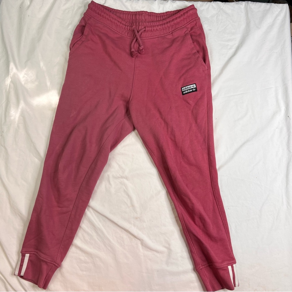 Adidas Salmon coral Pink Sweat pants Joggers Size Small L030225